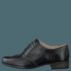 Clarks Hamble Oak Black Leather