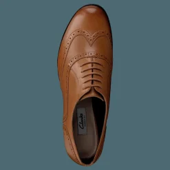 Clarks Hamble Oak Dark Tan Leather