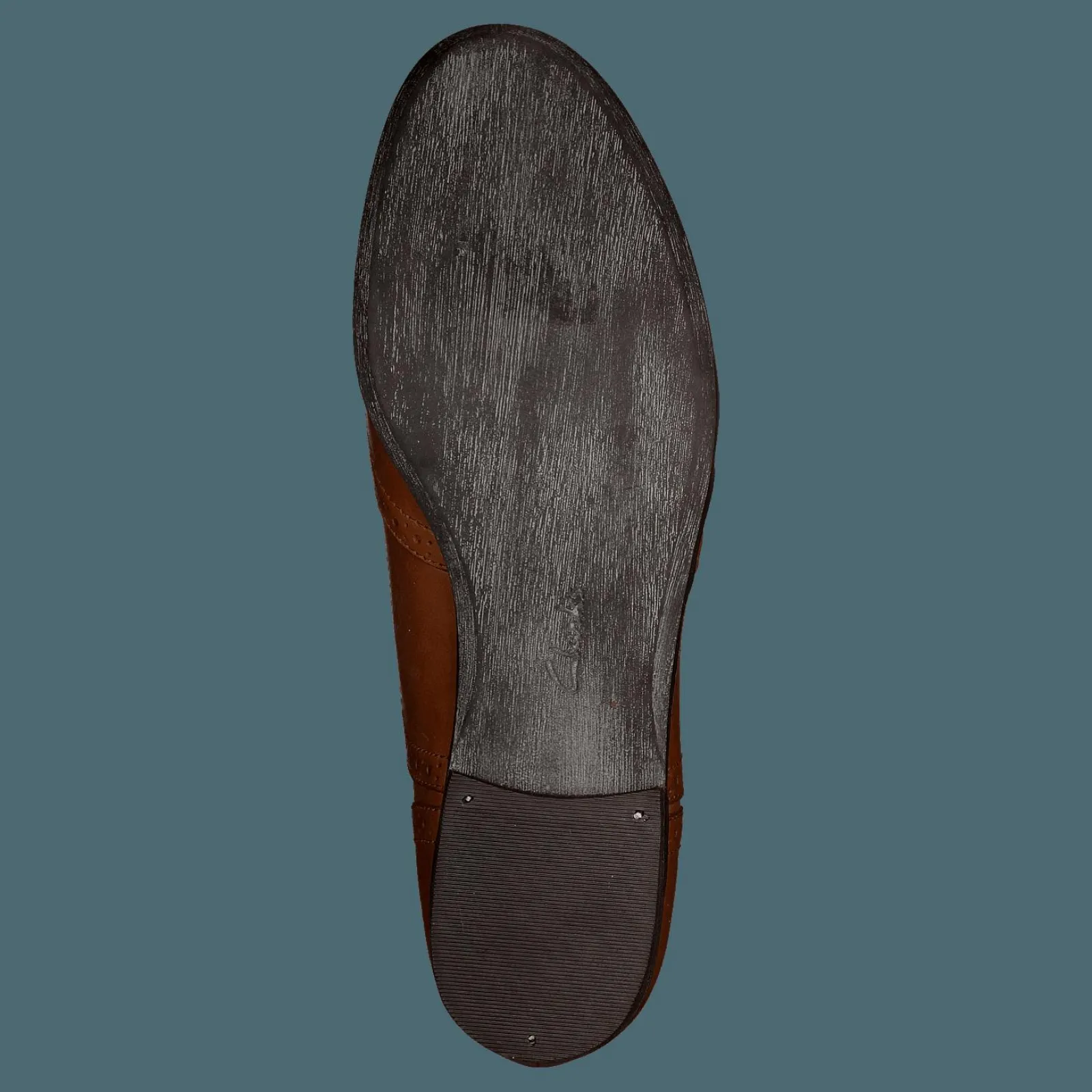 Clarks Hamble Oak Dark Tan Leather