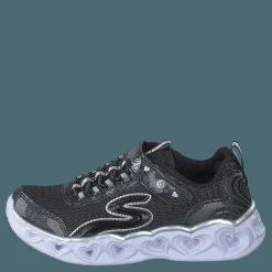 Barn Skechers Heartlights Blk