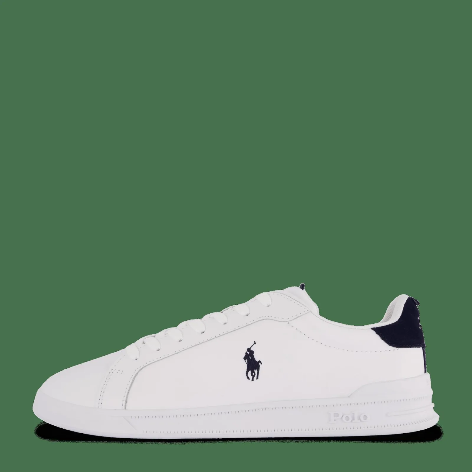 Polo Ralph Lauren Heritage Court II Leather Sneaker White / Navy / Red