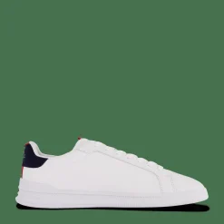 Polo Ralph Lauren Heritage Court II Leather Sneaker White / Navy / Red