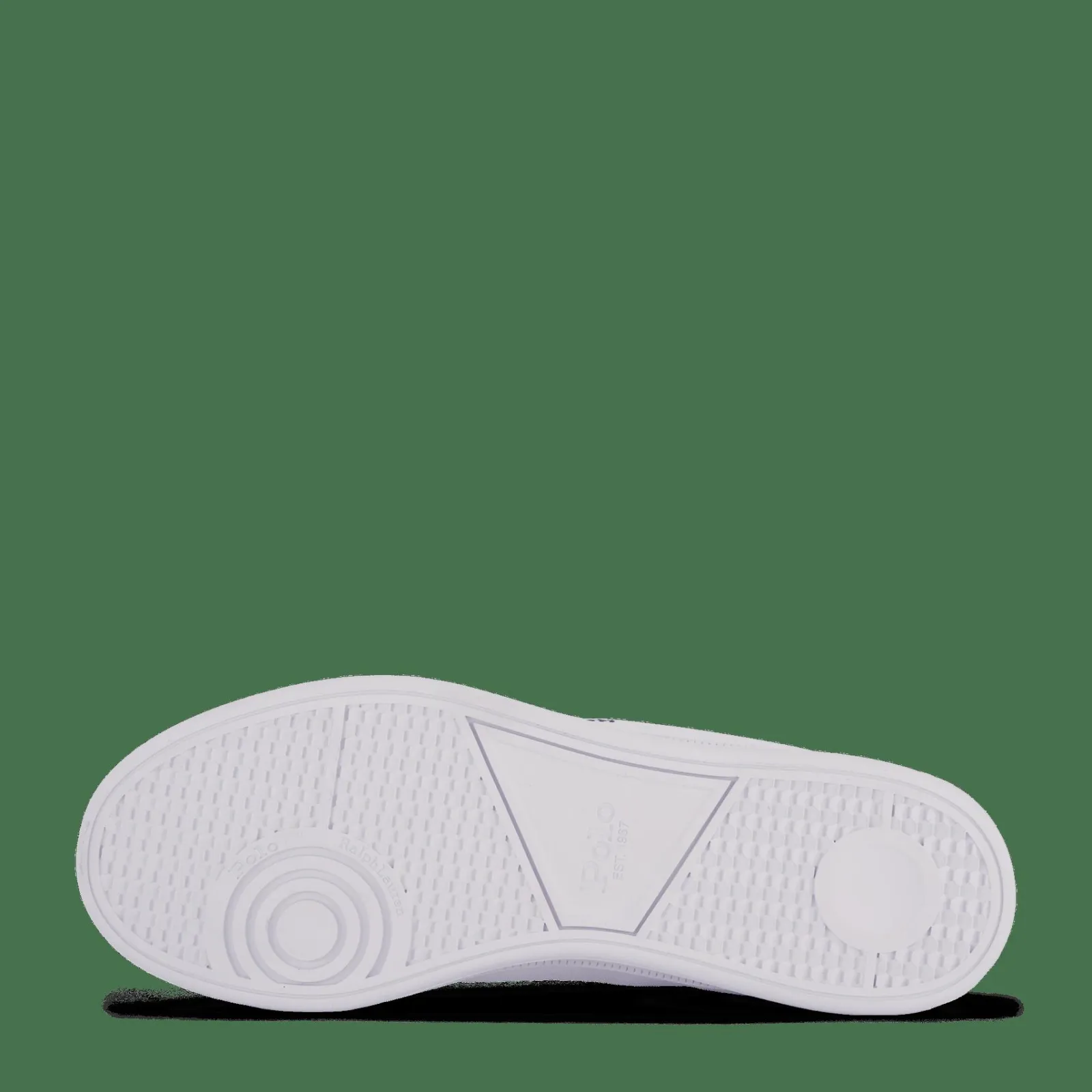 Polo Ralph Lauren Heritage Court II Leather Sneaker White / Navy / Red