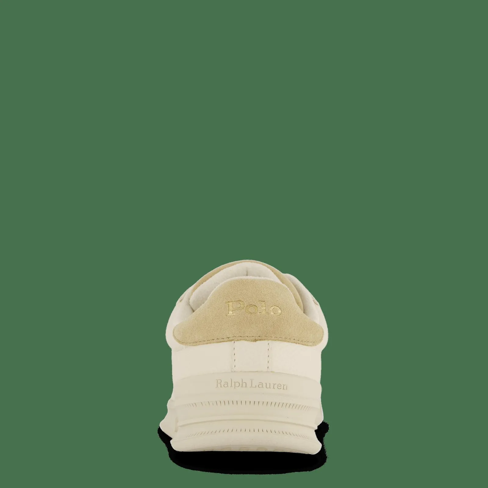 Polo Ralph Lauren Heritage Court II Leather Sneaker Ecru / Bone