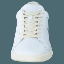 Polo Ralph Lauren Heritage Court II Leather Sneaker White / College Green