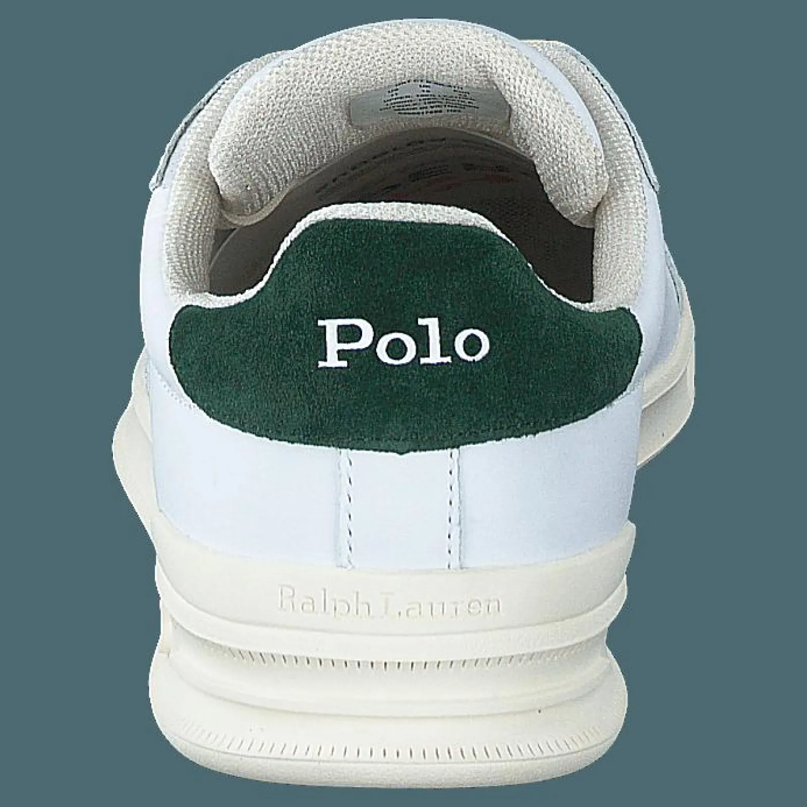 Polo Ralph Lauren Heritage Court II Leather Sneaker White / College Green