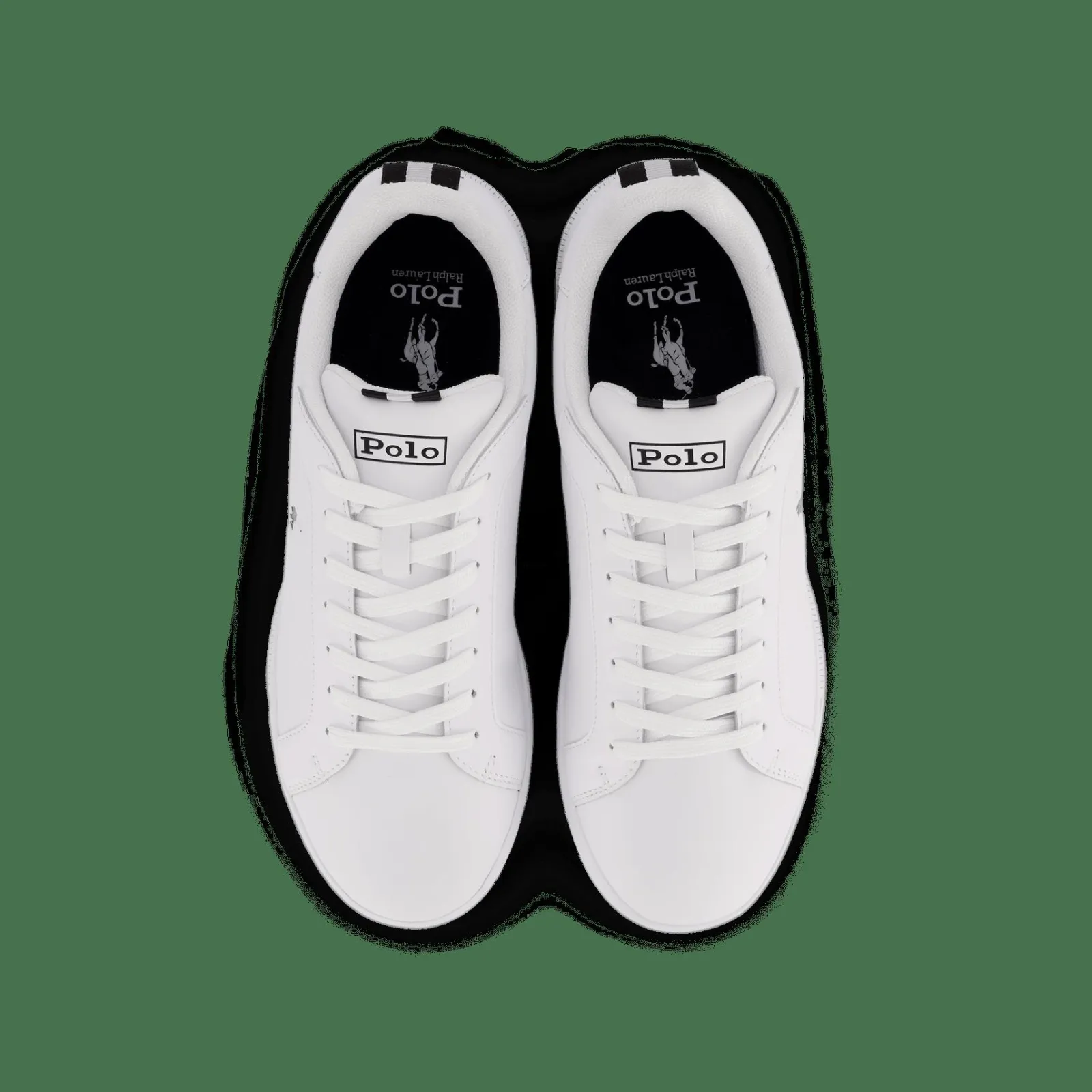 Polo Ralph Lauren Heritage Court II Leather Sneaker White / Black PP