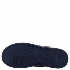 Barn Ralph Lauren Junior Heritage Court Iii Ez C-navy Smooth W/ White Pp