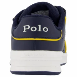 Barn Ralph Lauren Junior Heritage Court Iii Ez C-navy Smooth W/ White Pp