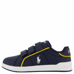 Barn Ralph Lauren Junior Heritage Court Iii Ez T-navy Smooth W/ White Pp