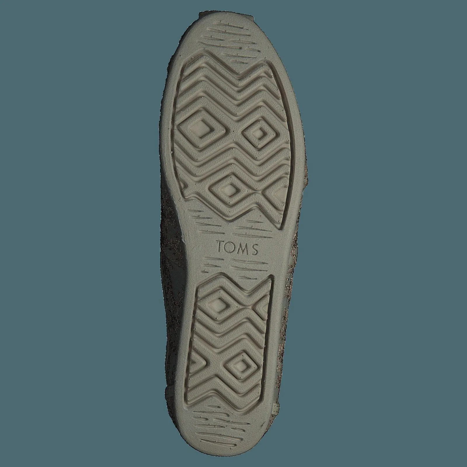 Toms Hibiscus Floral Lace Alprg Natural Metallic