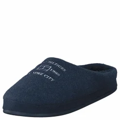 Tommy Hilfiger Hifiger Felt Homeslipper Desert Sky