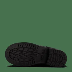 Johnny Bulls High Boot Double Zip Black / Shiny Gold