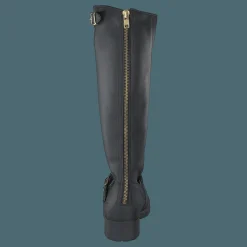 Johnny Bulls High Zip Back Black Shiny Gold