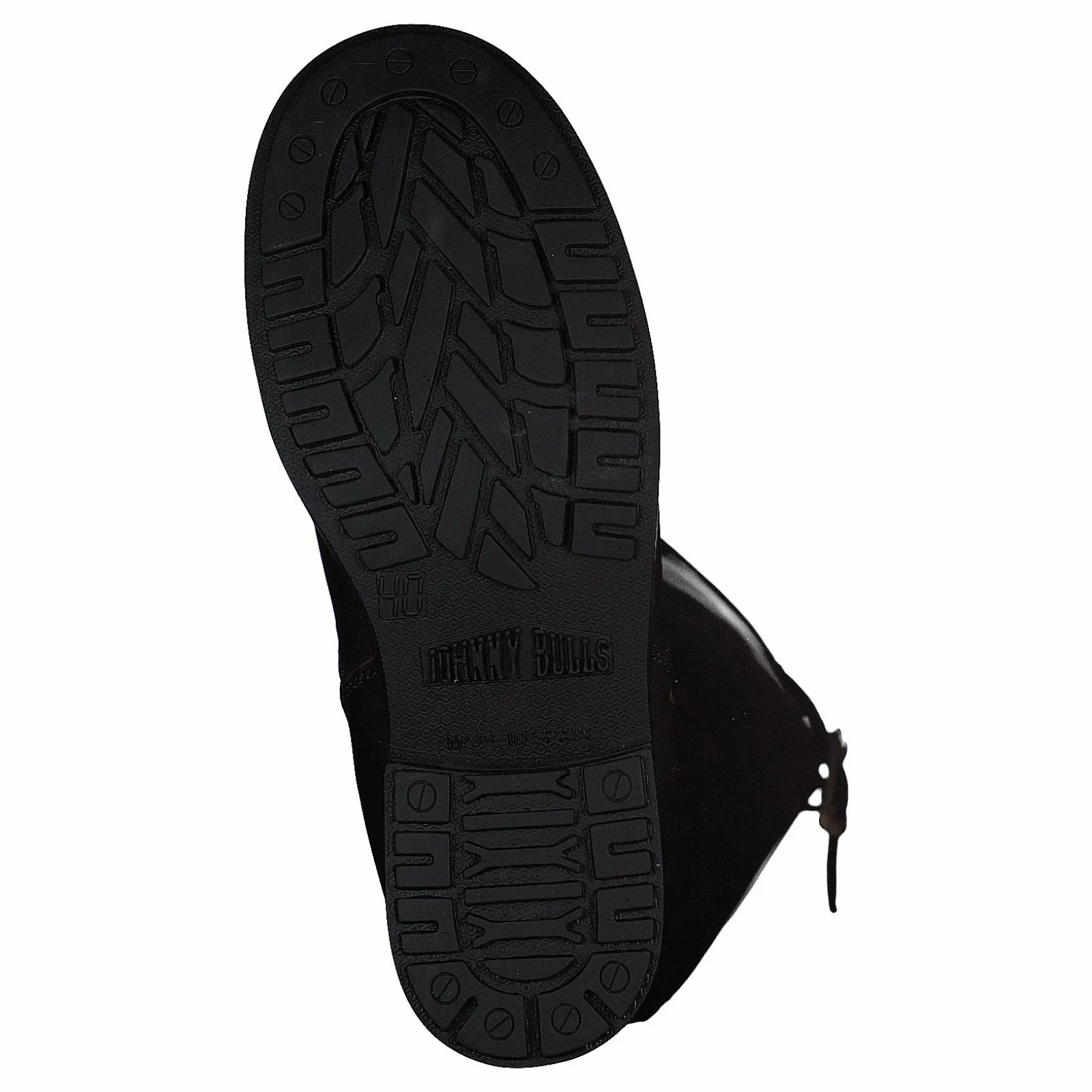 Johnny Bulls High Zip Back Brown Shiny Gold