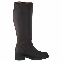 Johnny Bulls High Zip Back Brown Shiny Silver