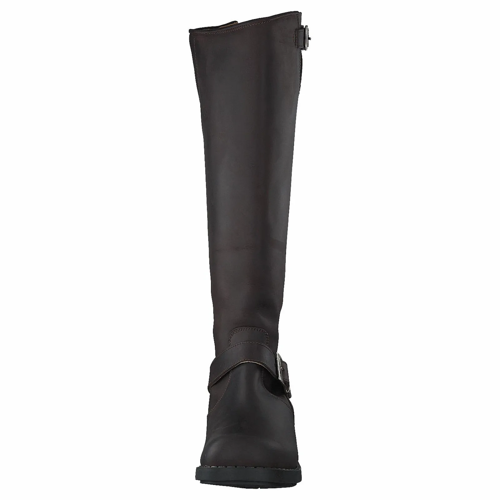 Johnny Bulls High Zip Back Brown Shiny Silver