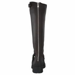 Johnny Bulls High Zip Back Brown Shiny Silver