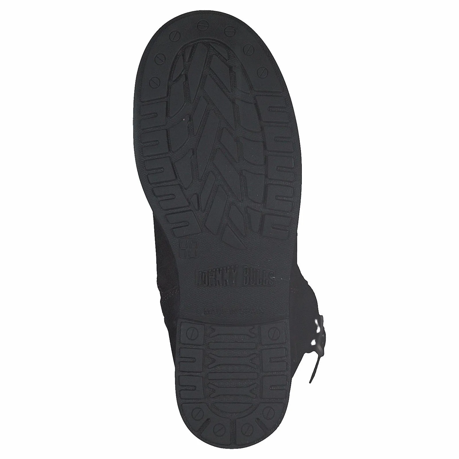 Johnny Bulls High Zip Back Brown Shiny Silver