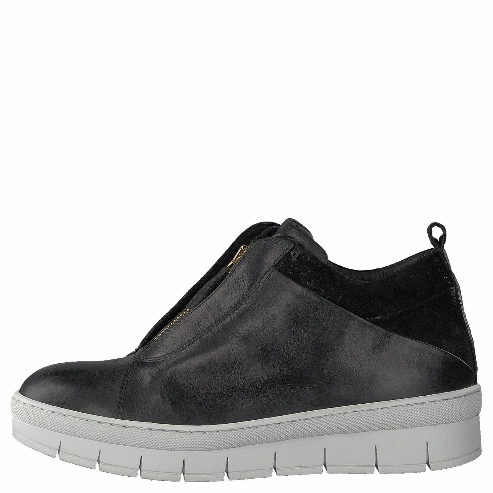 Nude of Scandinavia Hilda Sole-velour Nero