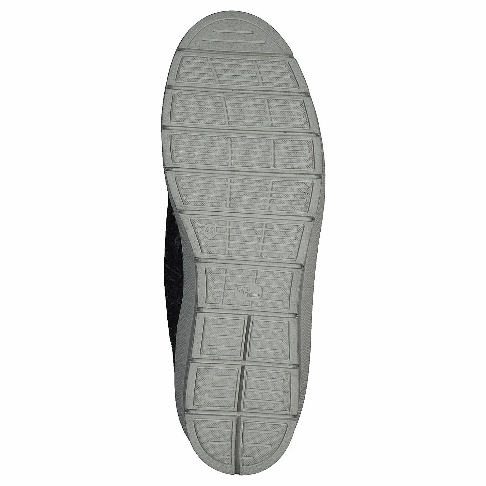 Nude of Scandinavia Hilda Sole-velour Nero