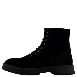 Tommy Hilfiger Hilfiger Suede Lace Zip Boot Black