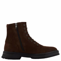 Tommy Hilfiger Hilfiger Suede Lace Zip Boot Cocoa