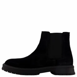 Tommy Hilfiger Hilfiger Suede Zip Chelsea Black