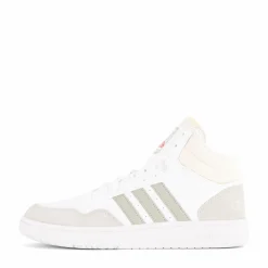adidas Hoops 3.0 Mid Lifestyle Basketball Classic Vintage Shoes White