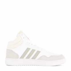 adidas Hoops 3.0 Mid Lifestyle Basketball Classic Vintage Shoes White