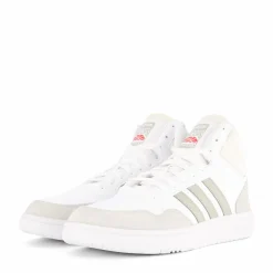 adidas Hoops 3.0 Mid Lifestyle Basketball Classic Vintage Shoes White