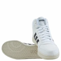 Barn adidas Hoops 2.0 Mid Shoes Cloud White / Legend Ink / Cloud White