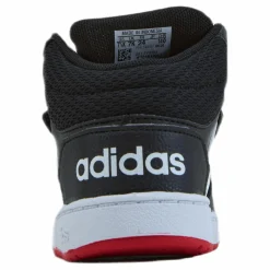 Barn adidas Hoops 2.0 Mid Shoes Core Black / Cloud White / Vivid Red