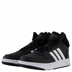 Barn adidas Hoops Mid Shoes Core Black / Cloud White / Grey Six