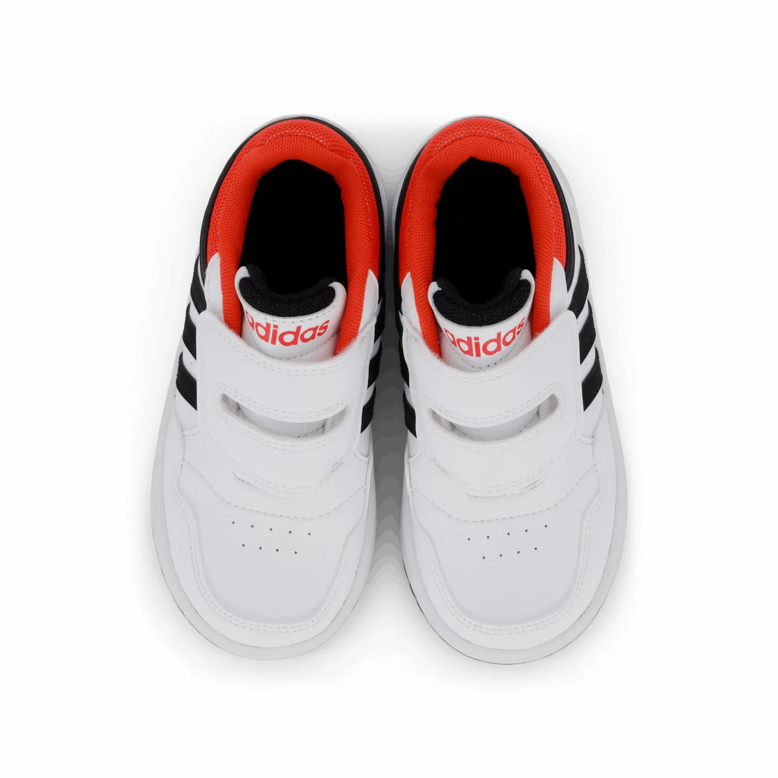 Barn adidas Hoops Shoes Cloud White / Core Black / Bright Red