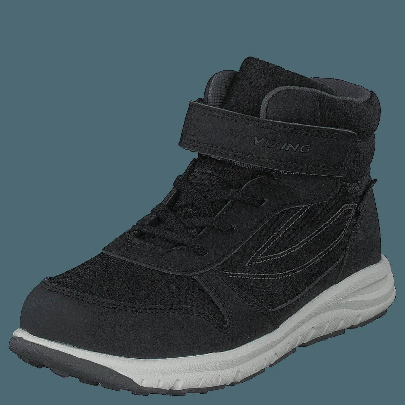 Barn Viking Hovet Mid WP Black/Grey