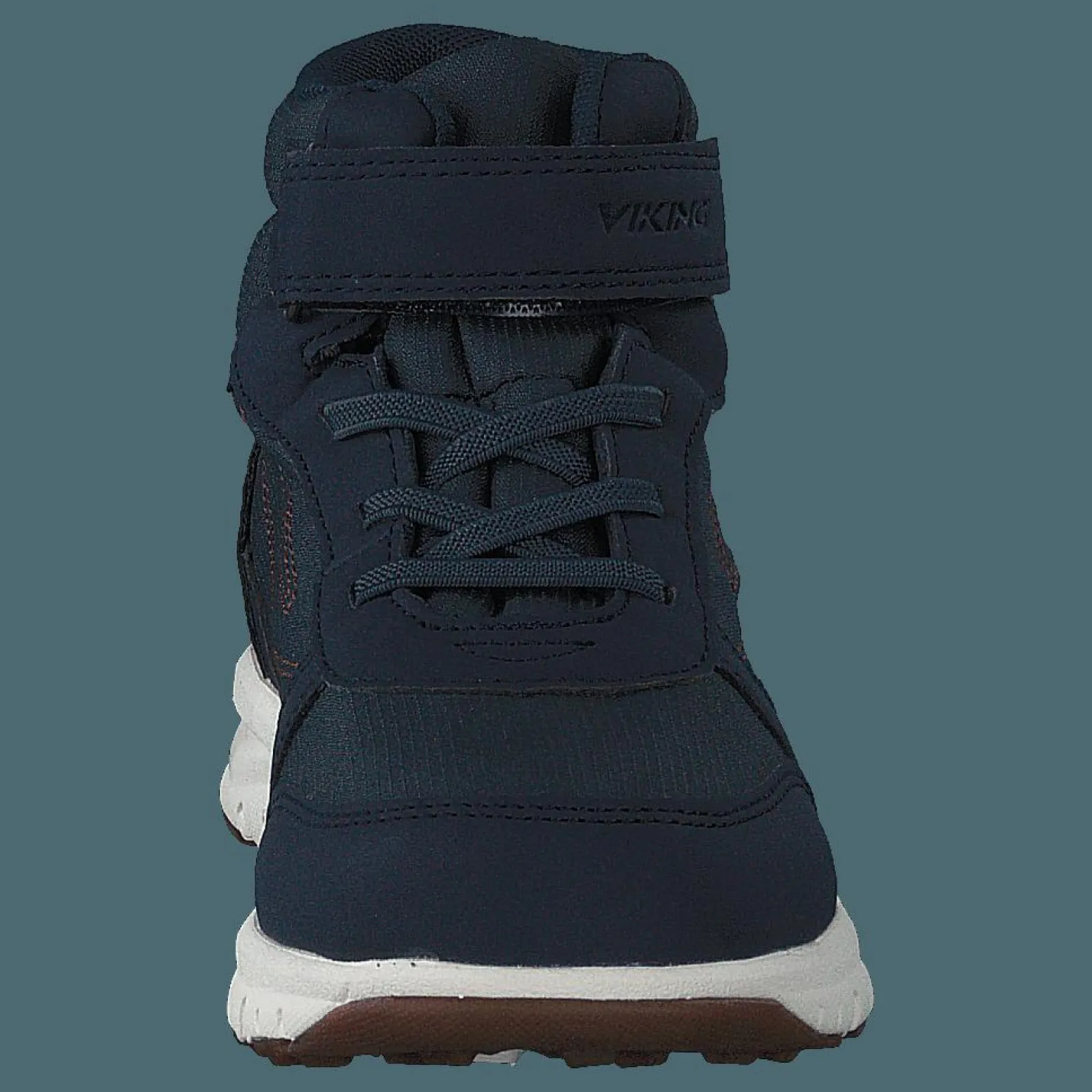 Barn Viking Hovet Mid WP Navy/Cognac