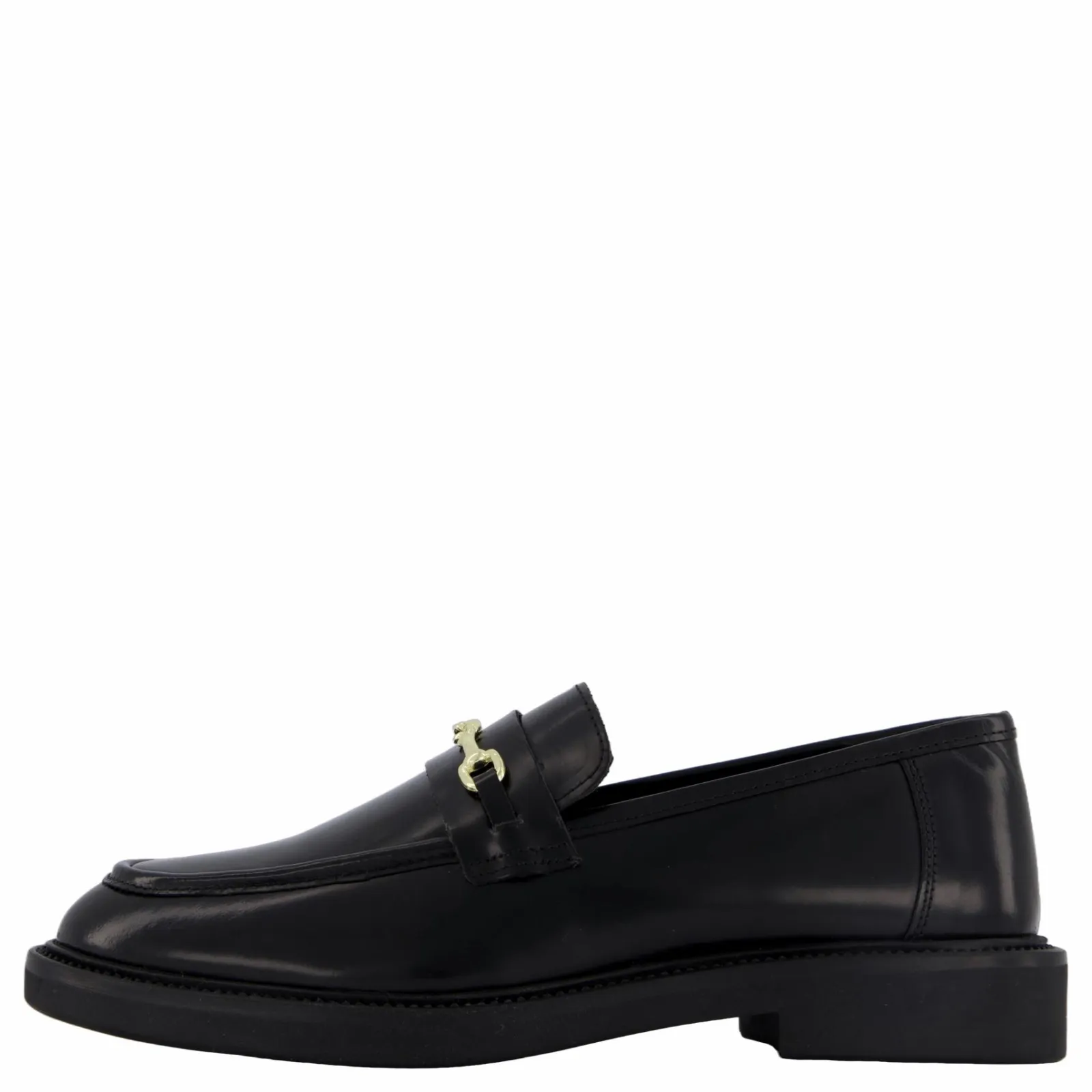 Steve Madden Huddles Black Leather