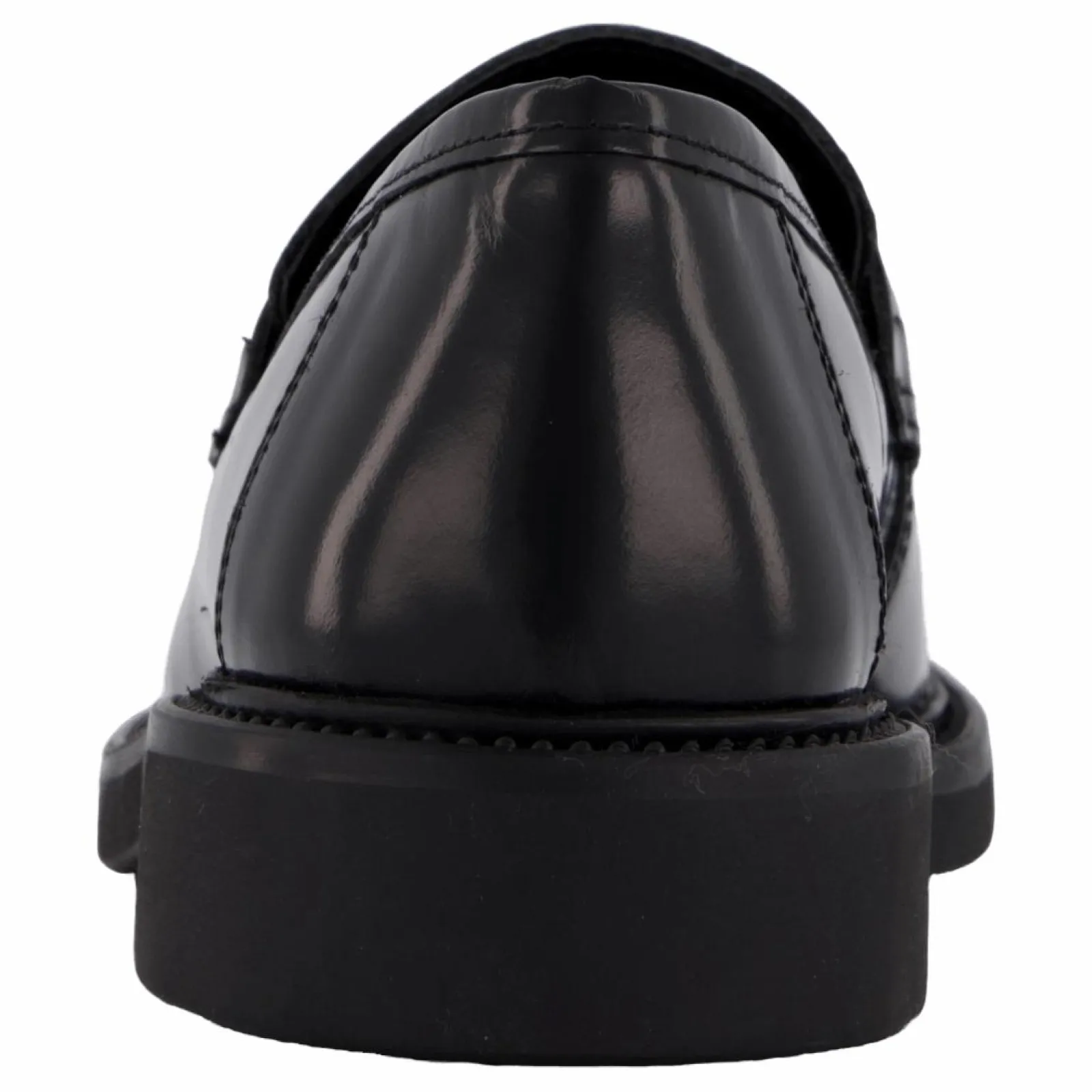 Steve Madden Huddles Black Leather