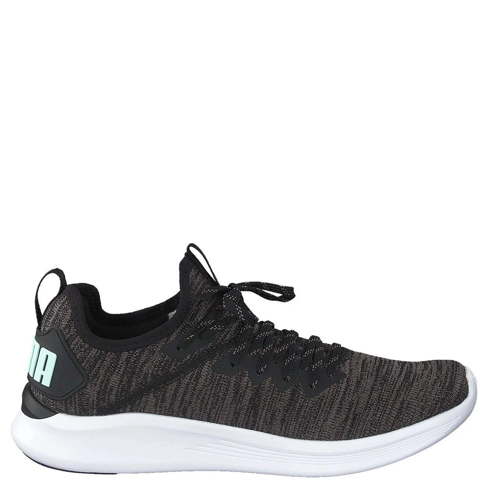 Puma Ignite Flash Evoknit Sr Wn's Black-charcoal Gray-aqua