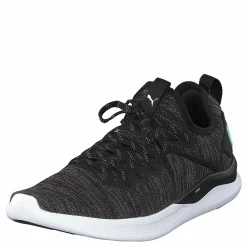 Puma Ignite Flash Evoknit Sr Wn's Black-charcoal Gray-aqua