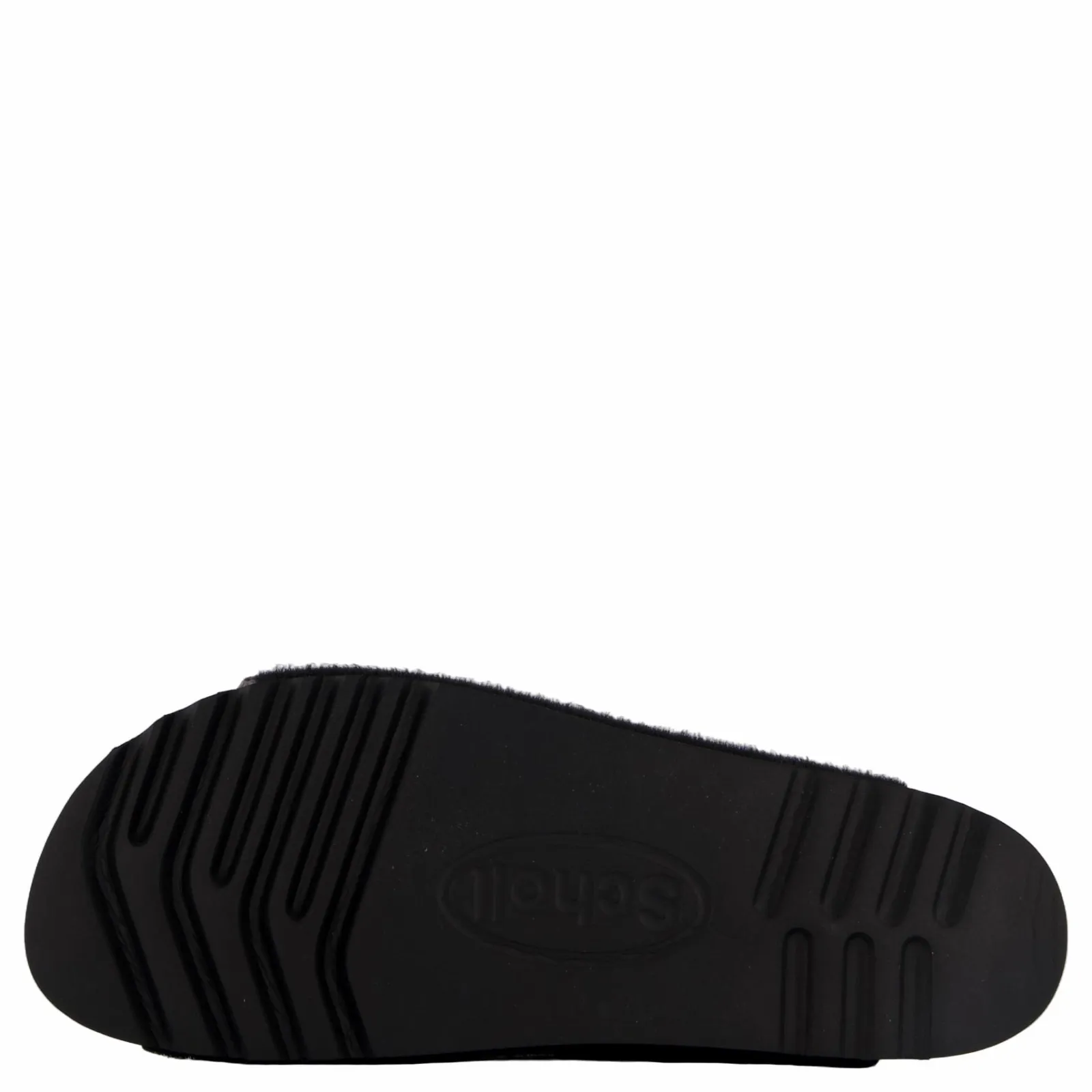 Scholl Ilary 2 Straps Fur Ad Black