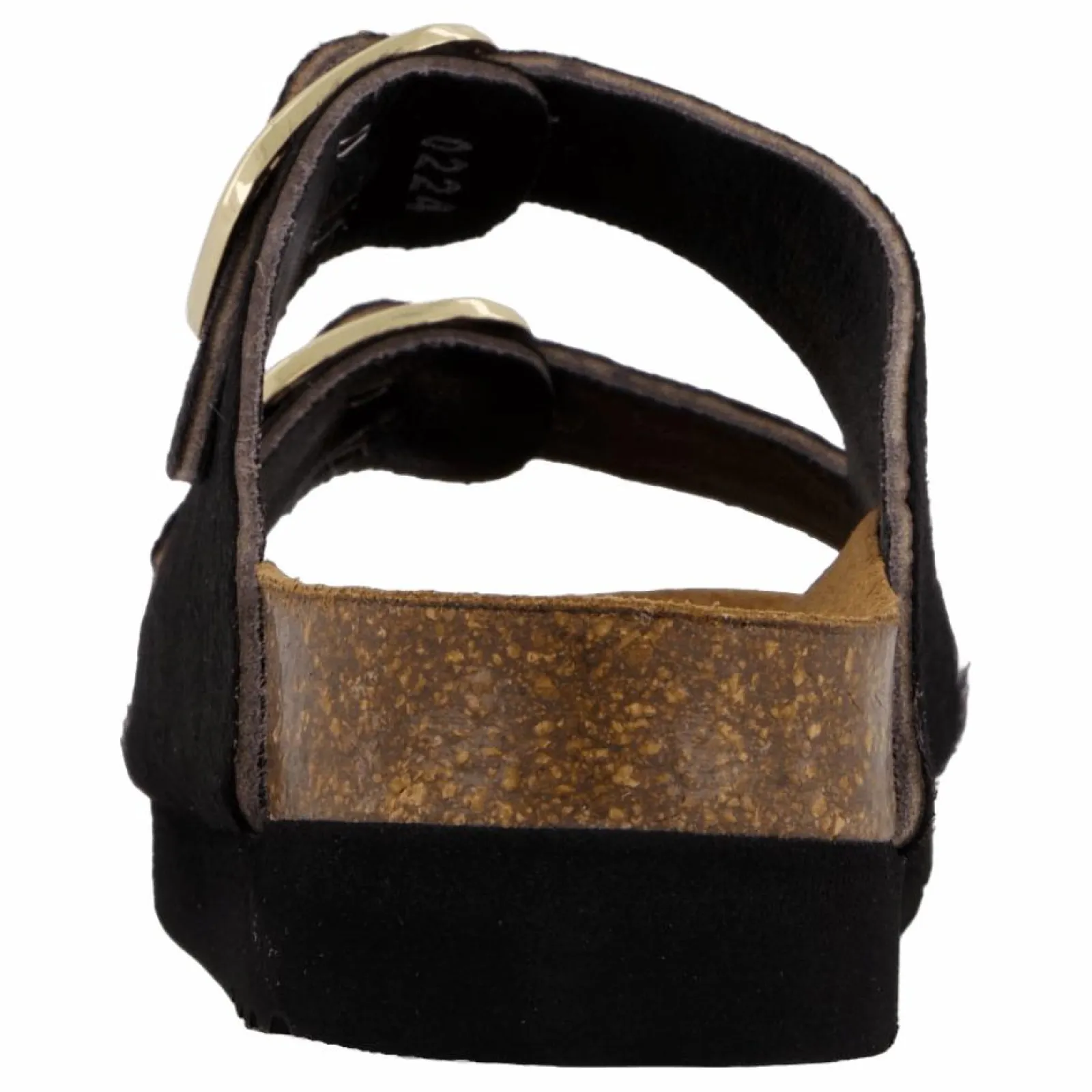 Scholl Ilary 2 Straps Fur Ad Black