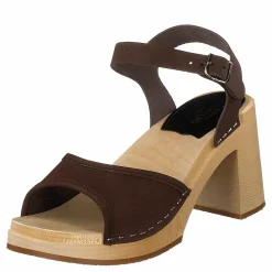 Swedish Hasbeens Inger Chocolate Brown Nubuck