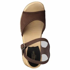 Swedish Hasbeens Inger Chocolate Brown Nubuck