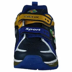 Barn Geox J Android B. A - Nylon+dbk Royal/yellow