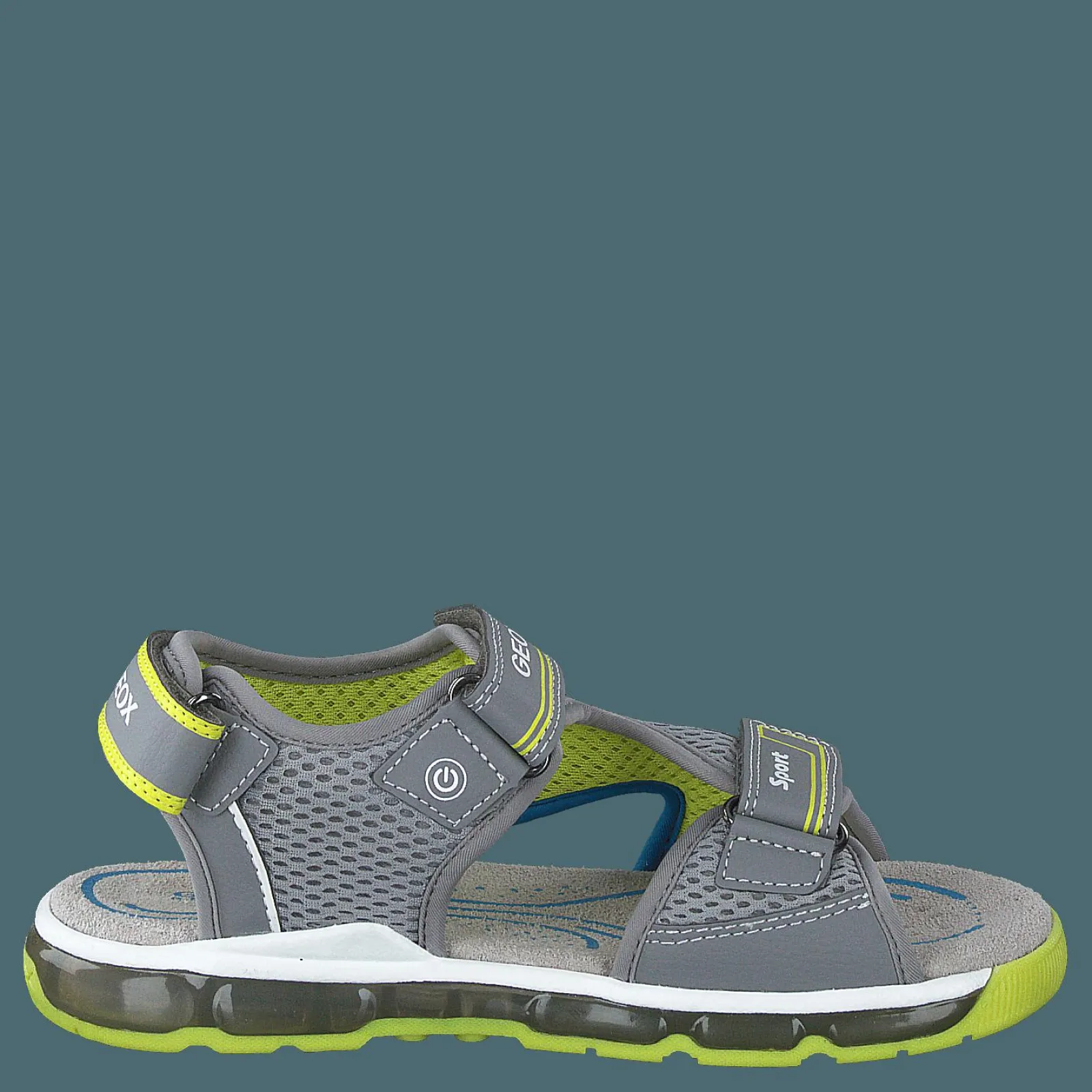 Barn Geox J Sandal Android Boy Grey/lime