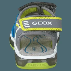 Barn Geox J Sandal Android Boy Grey/lime
