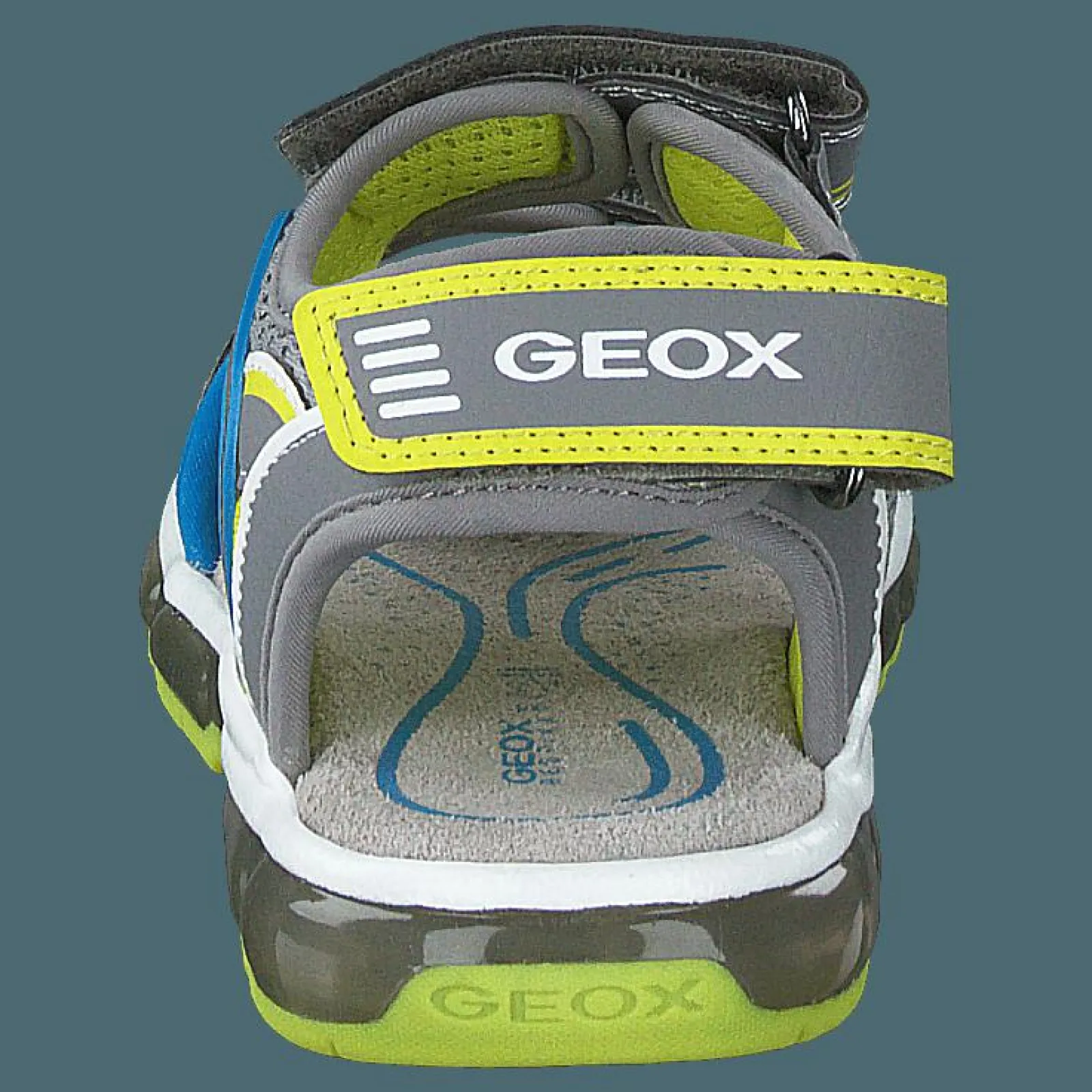 Barn Geox J Sandal Android Boy Grey/lime