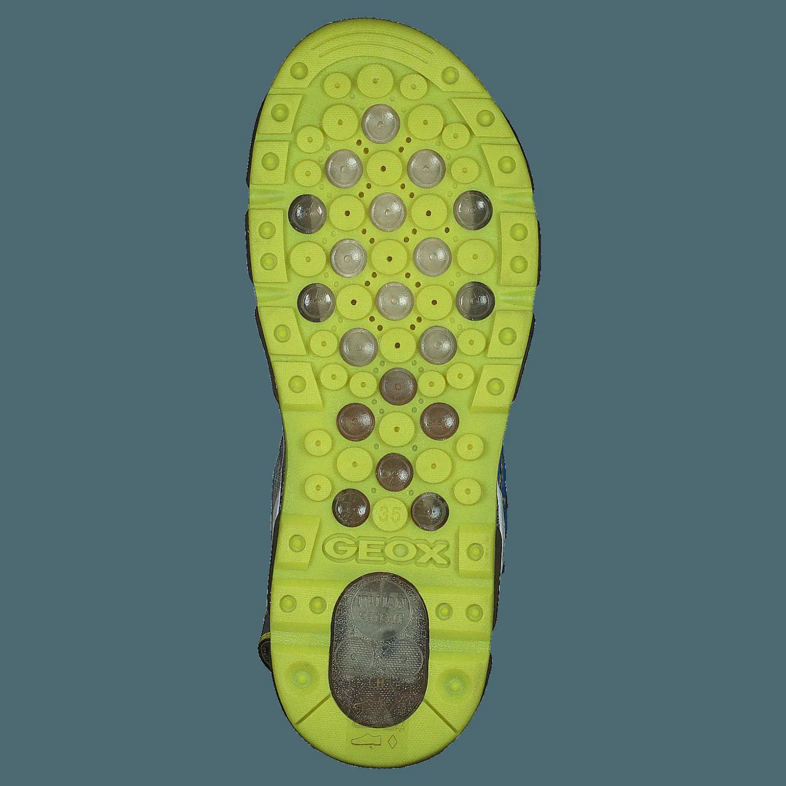 Barn Geox J Sandal Android Boy Grey/lime